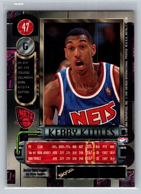 1997-98 Metal Universe Basketball #47 Kerry Kittles - VG - New 