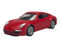 Welly Porsche 911 (991) Carrera S Rot 1:60 Die Cast Metal Model Neu Im Kasten
