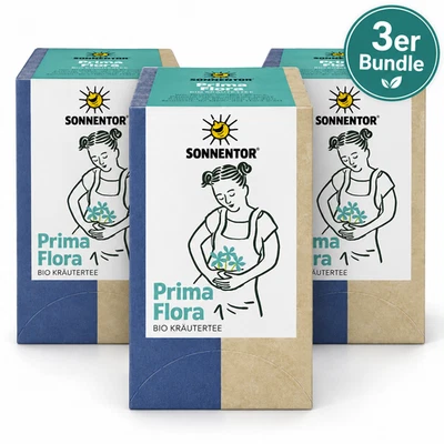3x Sonnentor Prima Flora Tee Bio je 18 Beutel Kräutertee Fenchel Grüner Hafer - Bild 1 von 4