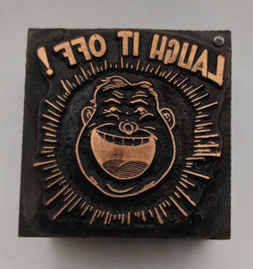 Printing Letterpress Printers Block Laugh It Off