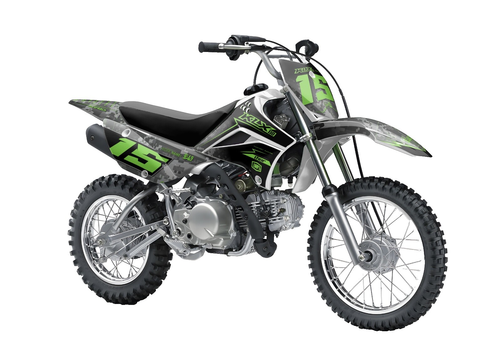 KLX110 KX65 外装 グリーン 【送料無料】( KSR110 KSR80 KSR-2