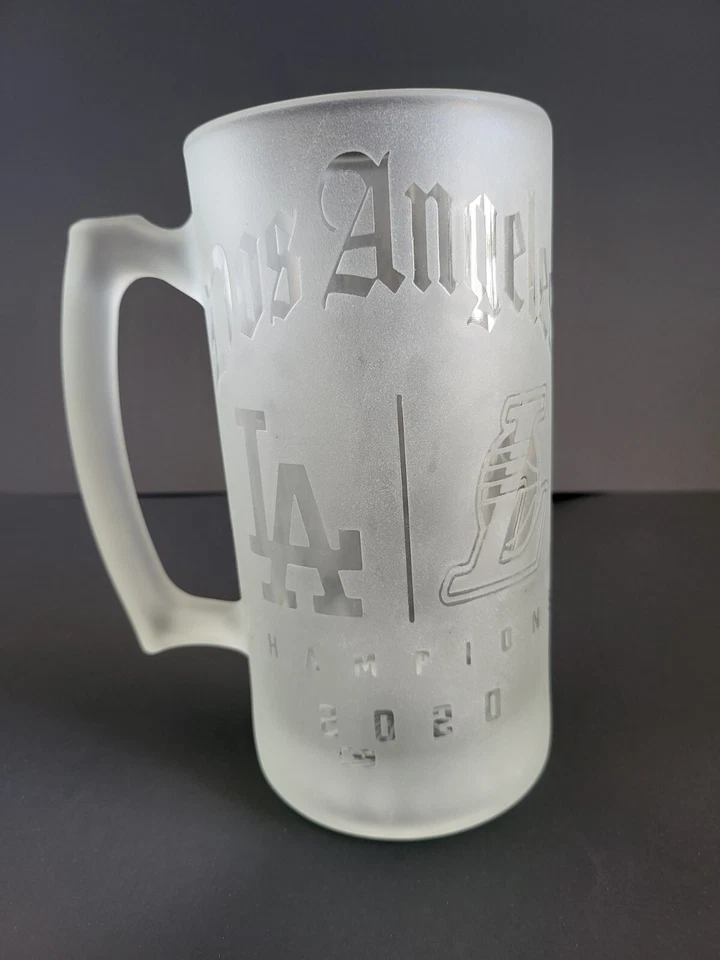 Dos Angeles - Los Angeles Lakers / Dodgers 2020 Champions 24 унции Матовая пивная кружка - Изображение 4 из 4