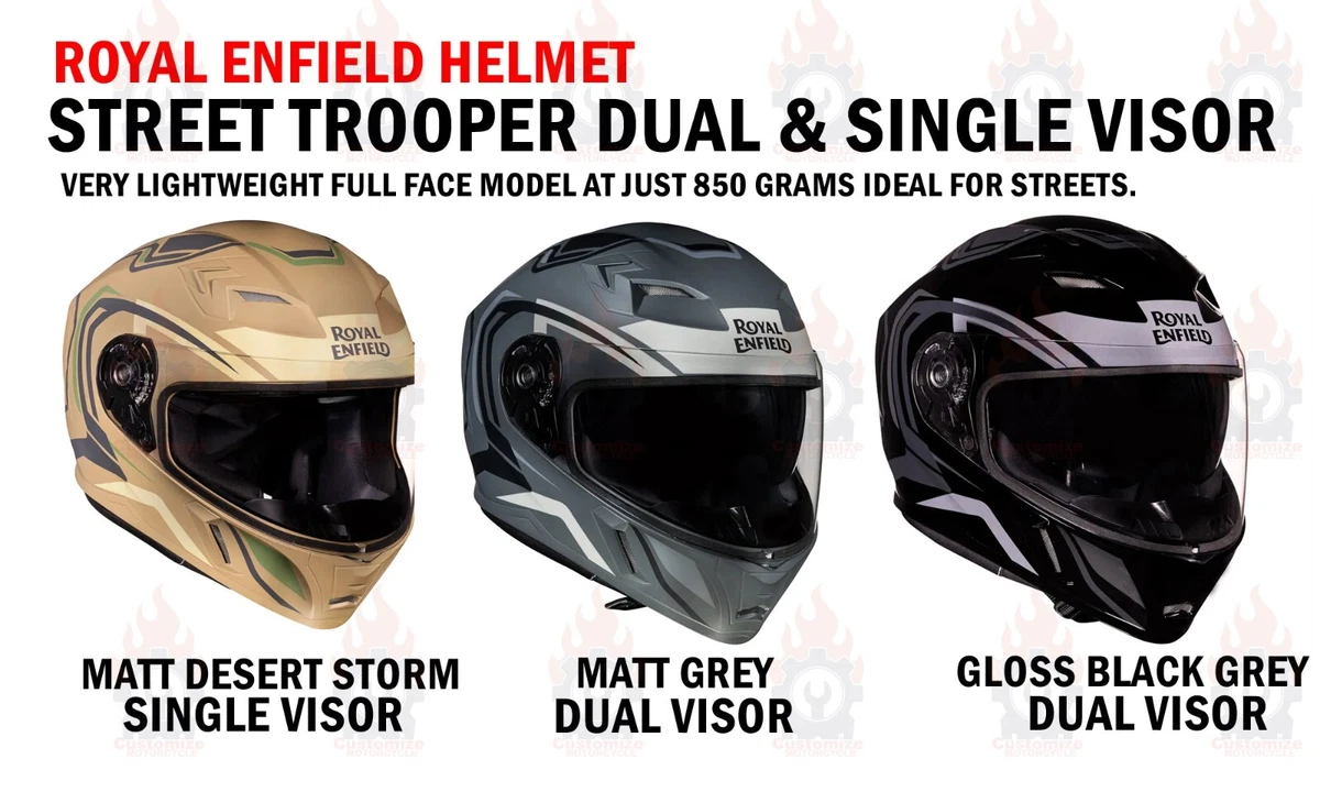 Single hotsell visor helmet