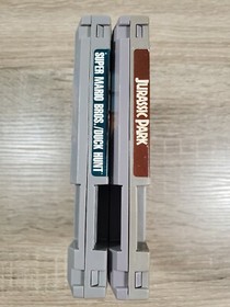 AUTHENTIC TESTED Jurassic Park (1993) Super Mario Bros Duck Hunt (1988) NES.