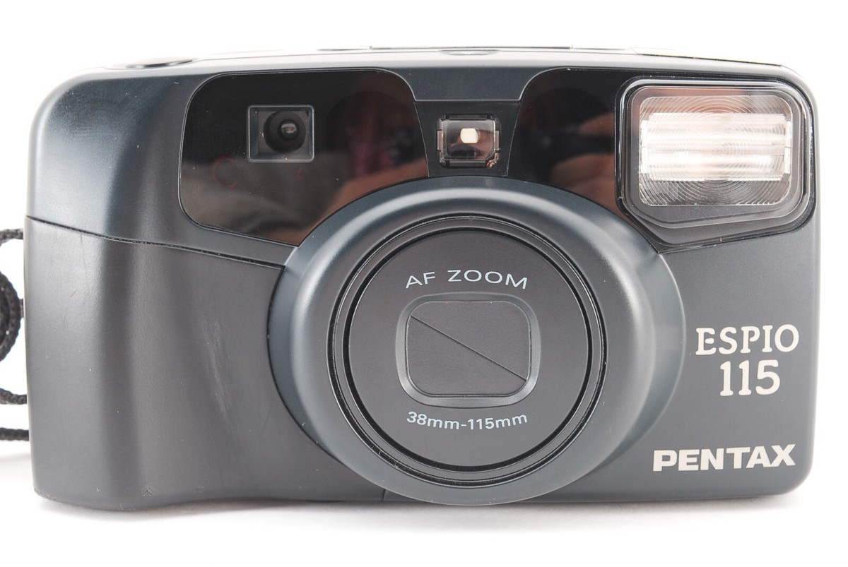 フィルムカメラ Pentax ESPIO 115 G04-1212-341-16v MINT】Pentax Espio 115 Black 35mm Point & Shoot Film Camera 38