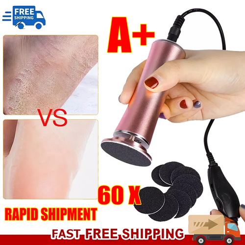 Electric Foot File Callus Remover Dead Skin Removal Foot Grinder Pedicure Tool