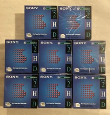 10 Disks Sony 2HD Diskettes IBM 1.44MB 3.5" Disks Storage Floppy Disk New Sealed