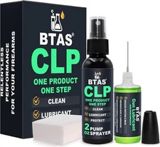 Gun Cleaner and Lubricant CLP Kit with 2oz Spray and 1oz Needle Oiler