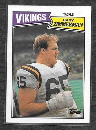 1987 Topps #207 Gary Zimmerman RC EX-MT