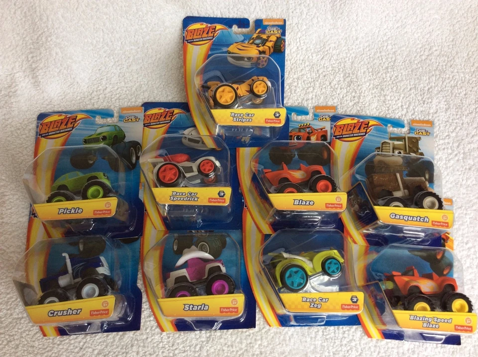 Blaze and the Monster Machines Die Cast UK Seller * TRIPLE PACK IN BACK STOCK * - Image 2 of 3