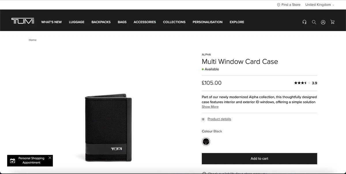 Multi window cheap card case