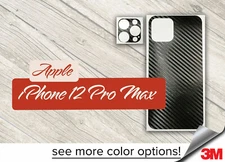 Apple iPhone 12 Pro Max: Genuine 3M 2080 Vinyl | Skin Decal with Various Colors!