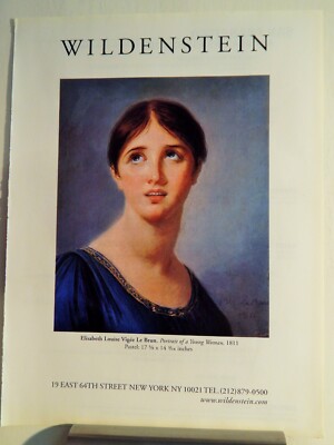 ELISABETH LOUISE VIGEE LE BRUN ART PIECE VTG ORIG  2001 ADVERTISEMENT