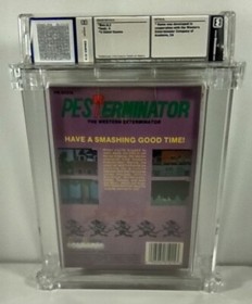 Pesterminator the Western Exterminator NES Factory Sealed WATA Grade 8.5 A Rare
