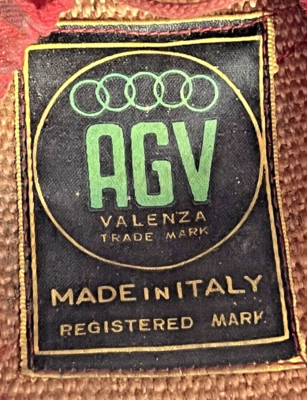AGV Valenza Vintage Motorcycle Cafe Racer Helmet A.G.V | Red