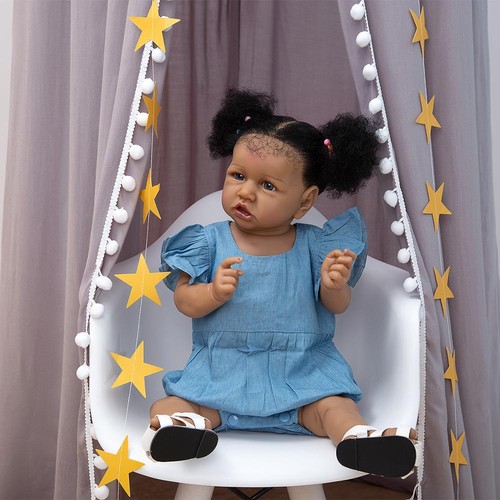 23 Pulgadas De Silicona De Vinilo Cuerpo Renacido Muñecas Muñeca Niña Realista - Imagen 12 de 13