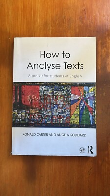 How to Analysis Texts - Ein Toolkit für Englischstudenten - ROUTLEDGE