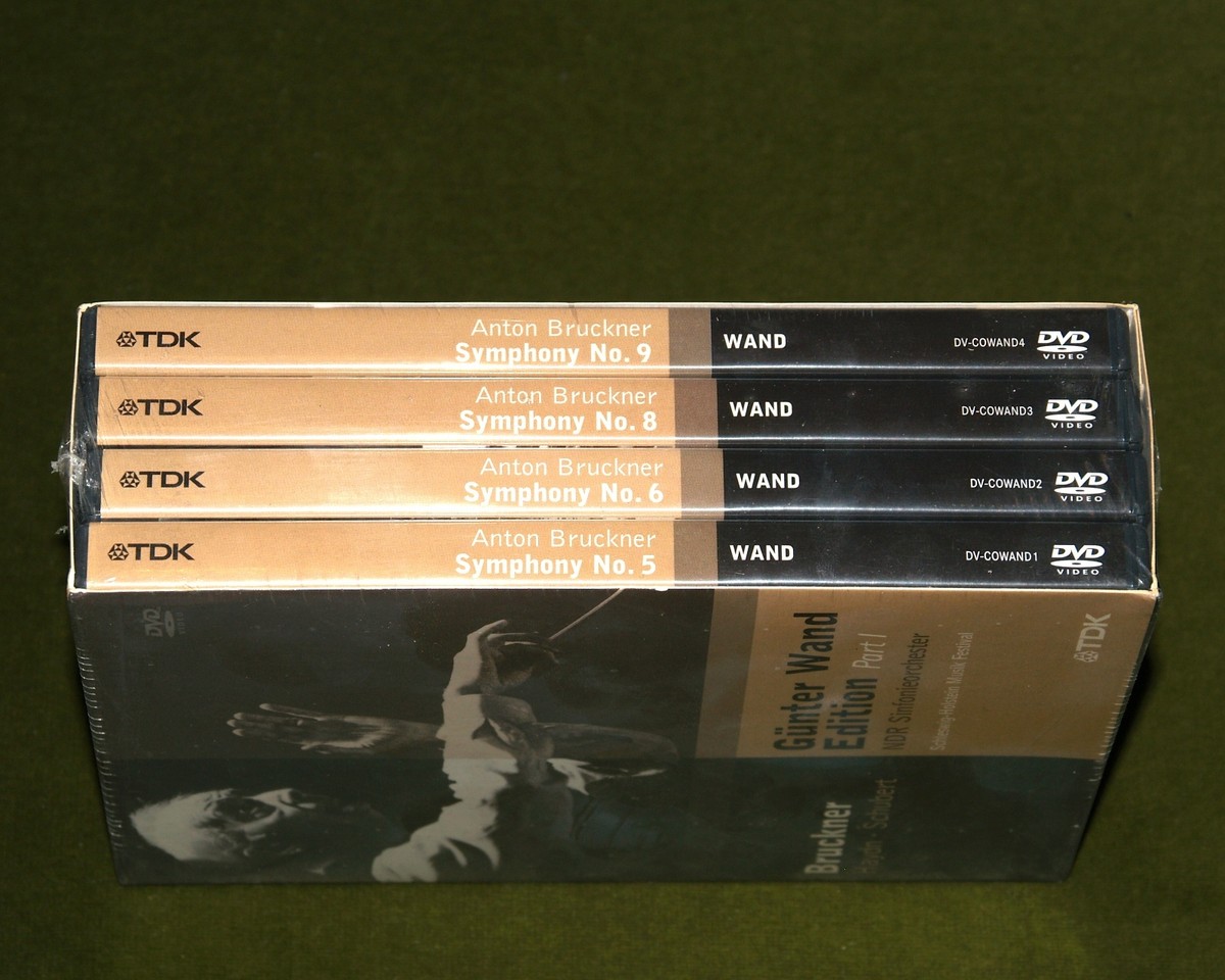 DVD4枚ボックスセットGunter Wand Edition\" Part 1 Gunter Wand Edition Part 1 Bruckner Haydn Schubert 4 DVD Box