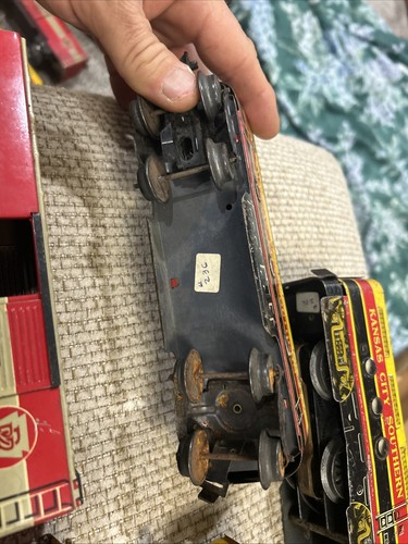 Marx O Scale Kansas City Southern Lines #54 A/B Diesel Train Set w/ Caboose 5pcs - Picture 12 of 22