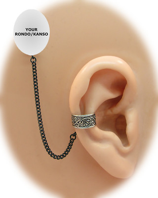 Celtic Ear Cuff HearClip - Safety Line Retainer for Kanso 2 Cochlear Implant