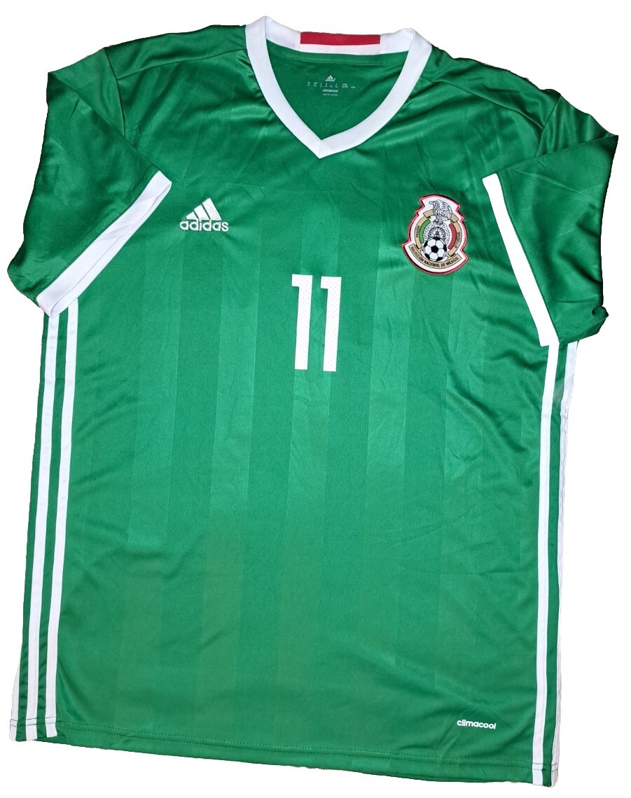 adidas Mexico 2016 Carlos Jersey 11 Size XL