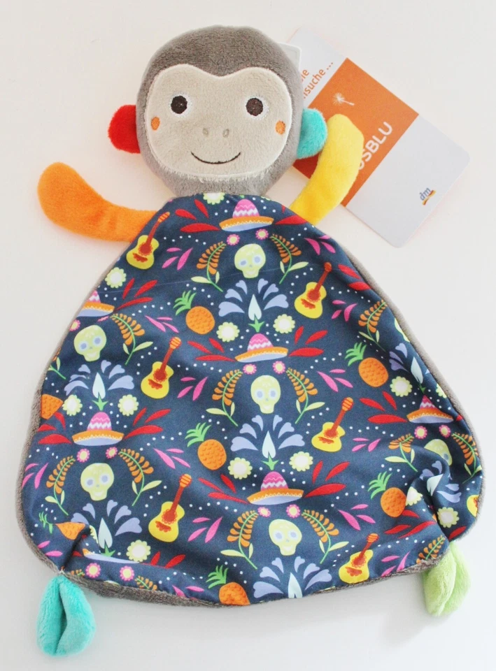 ♥ pusblu AFFE Schmusetuch Schnuffeltuch blunt braun NEU OVP ♥