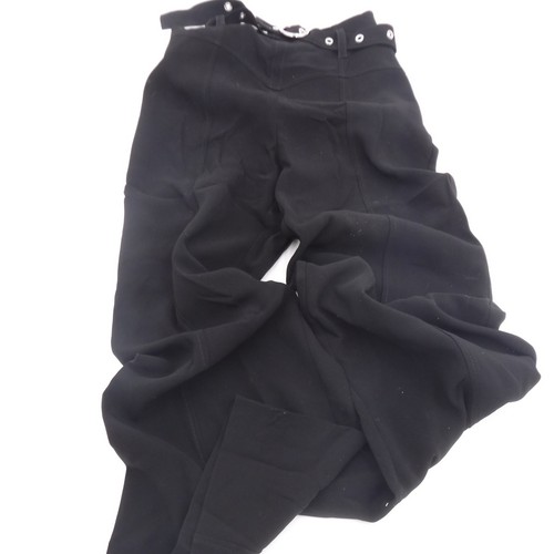 Leg Pants Belted Wide Leg 