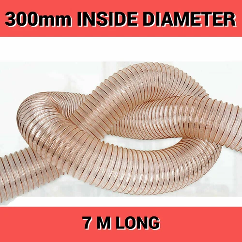 Hose Dust Ducting Ventilation CNC PU Flexible Air Exhaust Pipe 25mm to 300mm - Picture 126 of 127