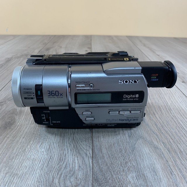 SONY DIGITAL HANDYCAM DCRTR7000E Digital8 Camcorder VIDEO CAMERA UNTESTED eBay