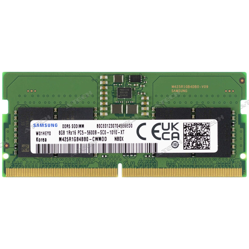 Samsung 8GB DDR5 SODIMM M425R1GB4BB0-CWM M425R1GB4PB0-CWM Laptop Memory RAM - Image 2 of 4