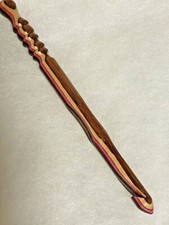 Hand carved MOUNTAIN MEADOW Wood YARN CROCHET HOOK size M