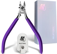 RUITOOL Model Nippers,Gundam Tools for Beginners to 4.7 Inch, Purple 