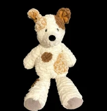 15" Mary Meyer Marshmallow Reggie Puppy Dog Spots Plush Stuffed Animal Lovey 