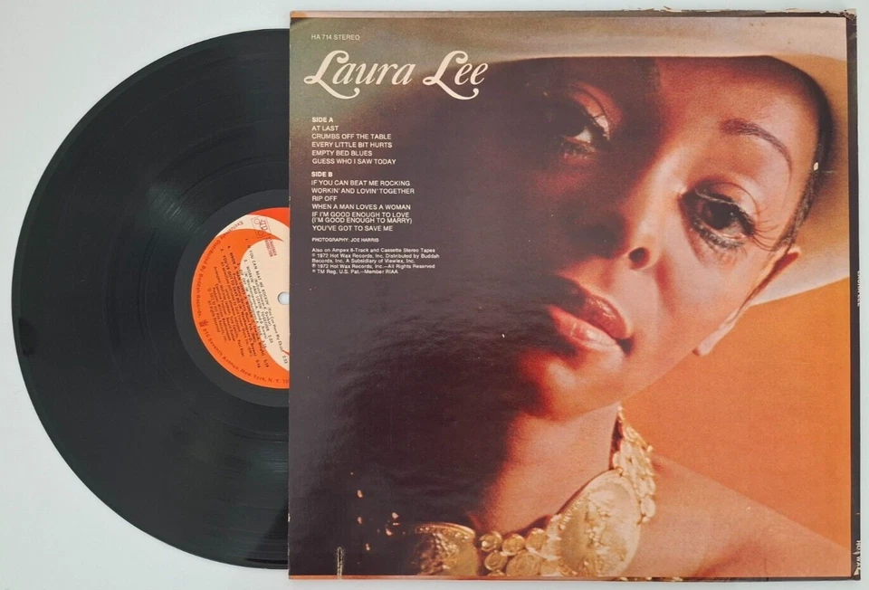 Laura Lee – Two Sides Of Laura Lee ~ 1st US Press 1972 Vinyl LP Record Hot Wax - Image 2 of 4