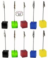 Cube-shaped Note Stand Card Memo Holder/ Functional Paper Organizer / Lightwe... on sale Cube-shaped Note Stand Card Memo Holder/ Functional Paper Organizer / Lightwe... on sale