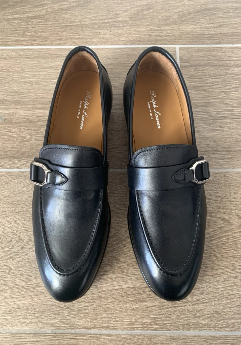 Ralph Lauren Purple Label Leather Upper Solid Dress Shoes  display picture 2