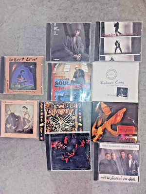 10 Cds lot Blues Guitar robert cray ry cooder  rodney jones  steve earle