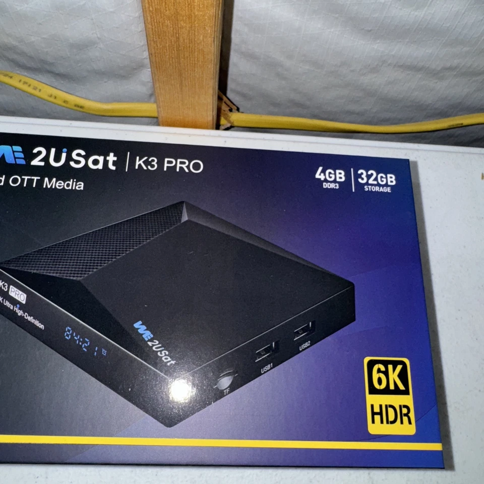 We2USat K3 PRO Android TV 6K (SOLD FOR PARTS!) - Image 3 of 4