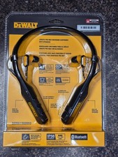 DEWALT 2-In-1 Neckband Bluetooth Headphones W/Built-In Speakers, Jobsite