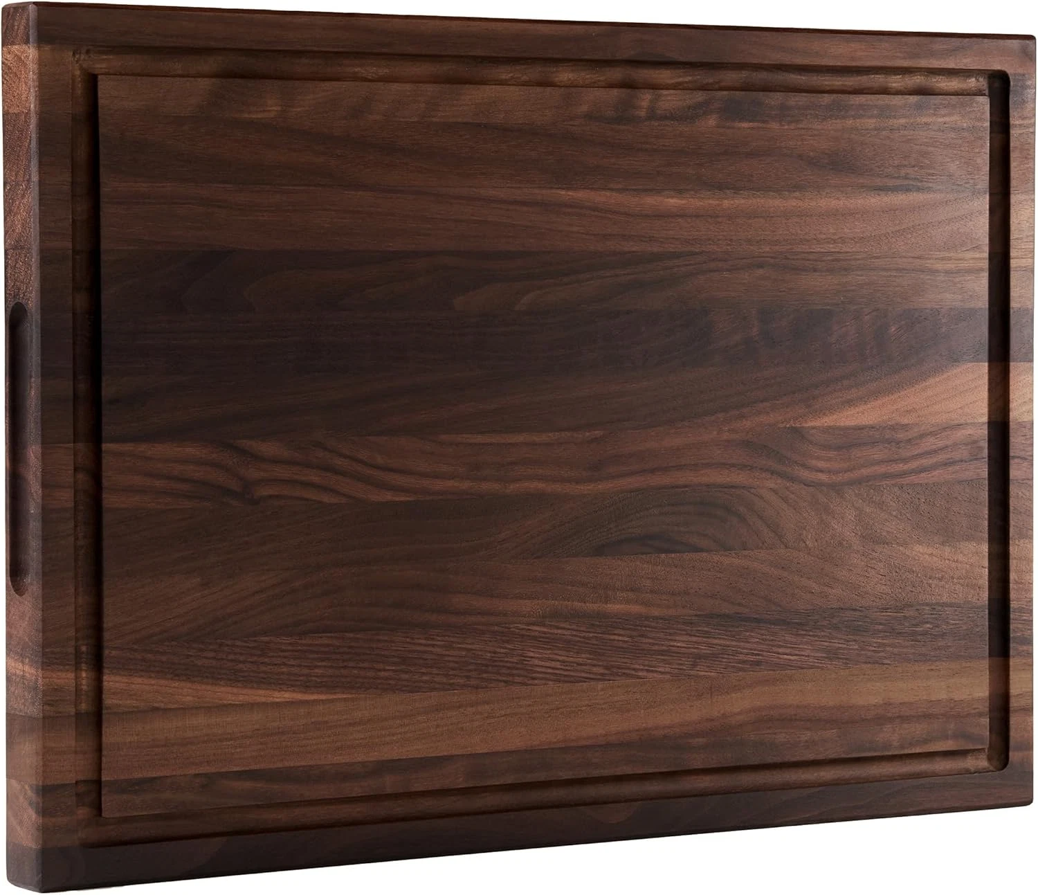 American Dark Walnut Wood Cutting Board 17X12 X1In for Kitchen with Juice Groove
Opens in a new wind