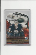 Tommy Salo 2002-03 MacDonald's Pacific Prism ( Glove-Side Net-Fusions ) # 3