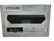 Vissani ARNO 30 inch Under Cabinet Range Hood w/Lighting Black 30BLC19PRT (OB)