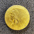 1915 $2.50 Indian Head Gold Quarter Eagle -Philadelphia Mint- AU-Unc. Condition
