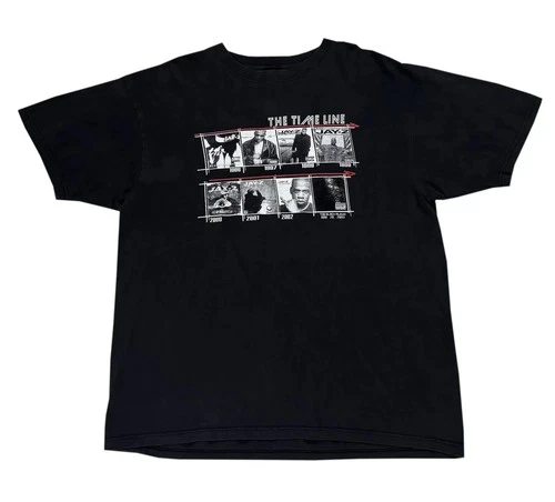 Jay Z Black Album T Shirt Size XXL Vintage vintage concert t-shirt, vintage, size XXL, single stitch, B+ condition
