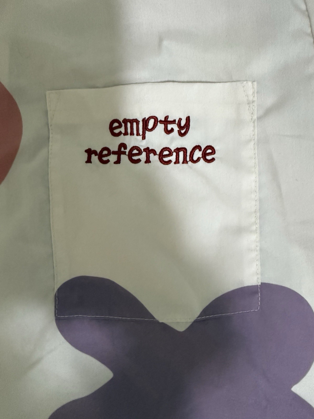 Empty Reference Large Shirt RARE Button Down Unis… - image 2