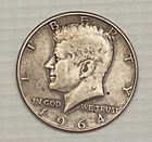 1964 kennedy half dollar silver us coin