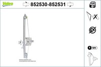Valeo Fensterheber 852531 Passend FüR Fiat Passend FüR Nissan Opel Renault
