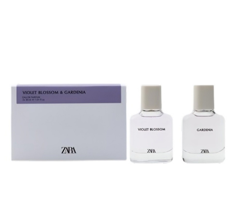 Zara Violet Blossom & Gardenia Perfume for Women EDP 2x 30 ML (1.0