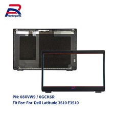 For Dell Latitude 3510 E3510 15.6" LCD Back Cover Front Bezel 08XVW9 0GCK6R US