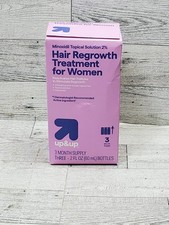 Hair Regrowth Treatment for Women, 2 Fl Oz Each, 3 Month Supply - Exp 8/2026